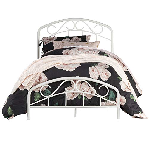 Hillsdale Furniture Jolie Complete bed, Twin, Textured White