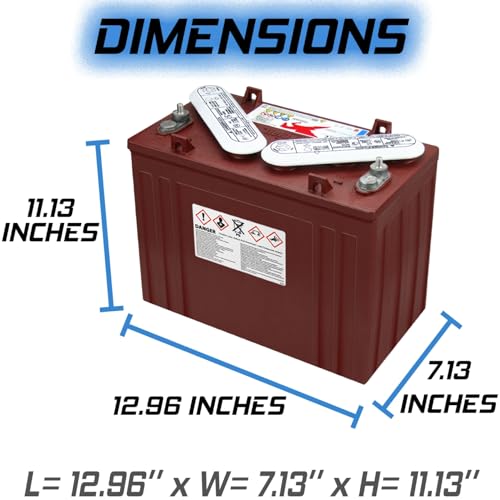 Trojan T-1275 12V 150Ah Flooded Lead Acid GC12 Deep Cycle Battery x4