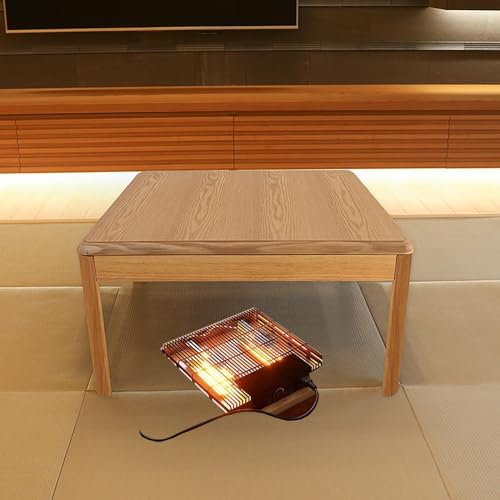 Kotatsu Heater, Kotatsu Table,Futon Coffee Tea Table, Solid Wood Coffee Tables,Low Table for Sitting On The Floor,Square Chabudai Meditation Altar Table, Tatami Heating Table, Bed Laptop Desk (Color