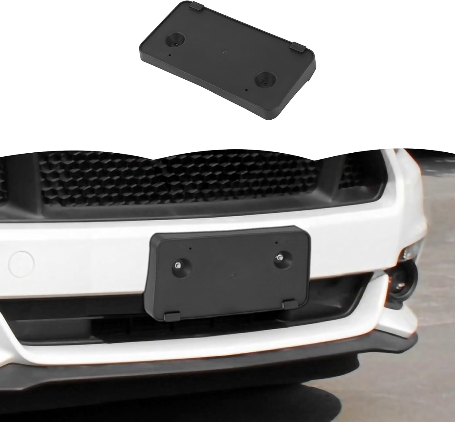 RT-TCZ License Plate Holder Front License Plate Frame Mount Bracket Accessories Compatible with Ford Mustang 2015-2017