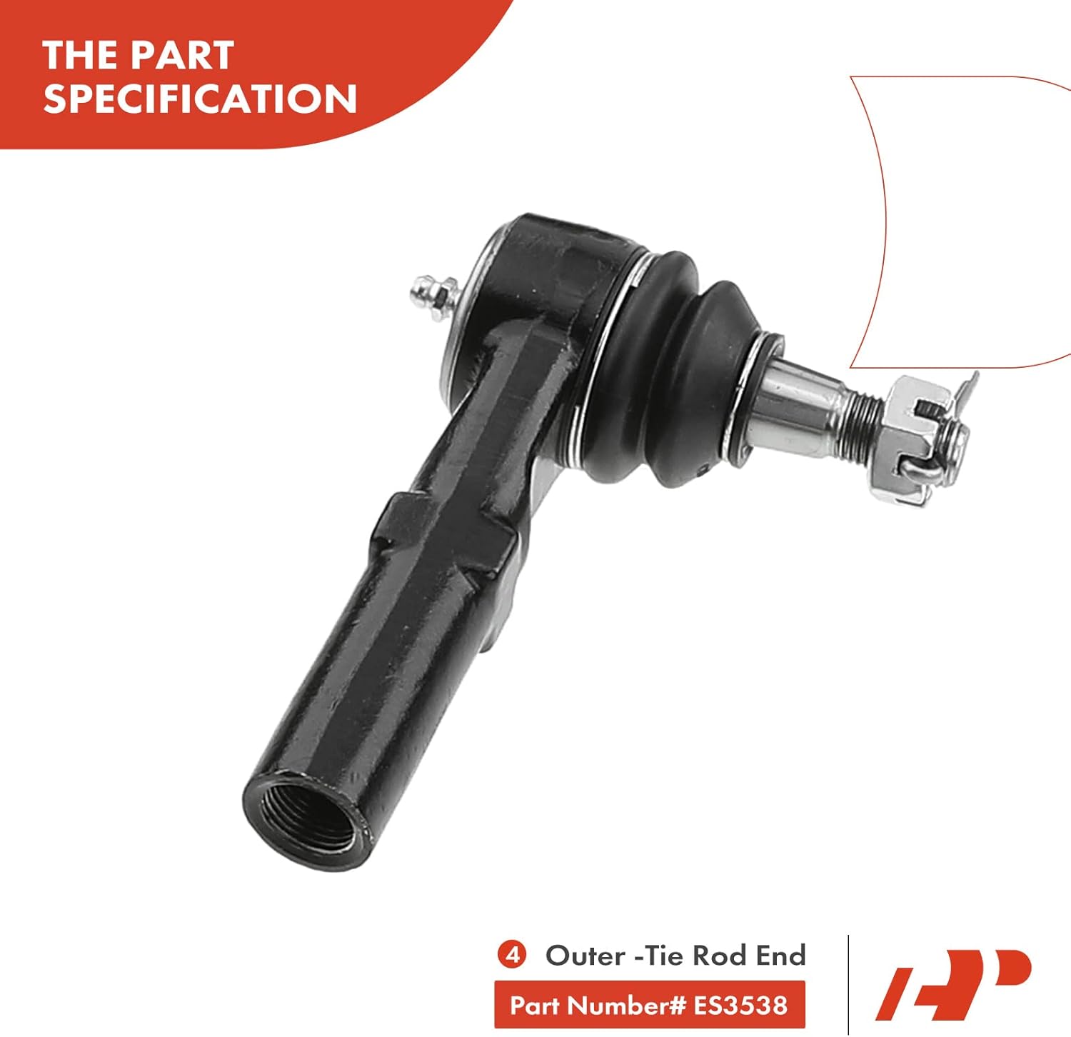 A-Premium 10Pcs Front Suspension Kit, Upper Control Arm Sway Bar Link Lower Ball Joint Inner Outer Tie Rod End, Compatible with Dodge Ram 1500 2002 2003 2004 2005, RWD