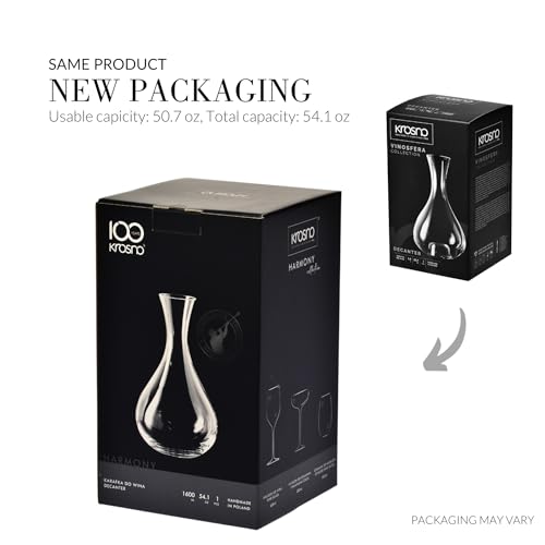 Krosno Champagne Coupe Glasses, Set of 6, 8.1 oz, Harmony Collection, Coupe Bowl Stemmed Cocktail Glasses, Elegant Party Glassware, Dishwasher Safe, Made in Europe