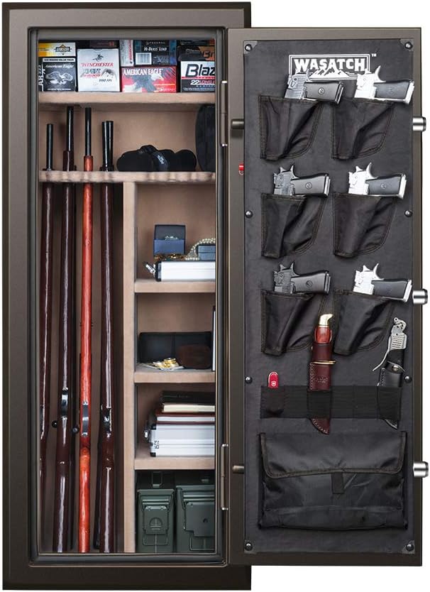 Wasatch 24 Gun Fire and Water Safe with E-Lock, Dark Bronze