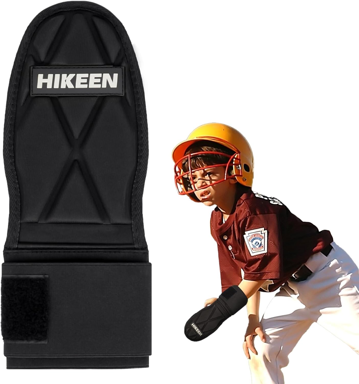 Baseball Sliding Mitt,Sliding Glove for Baseball Softball player,Baseball Gloves with Elastic Adjustable Wrist Compression Strap，Universal Right or Left Hand,Suitable for Youth and Adult