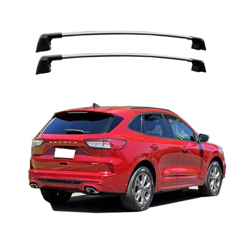 ROKIOTOEX Coyote Roof Rack Crossbars Fit for 2020-2024 Escape, Hybrid, PHEV Flush Side Rails, Lockable Cross Bars for Rooftop Cargo Box Luggage, Ski Board, Bike Carrier – Silver FE22H