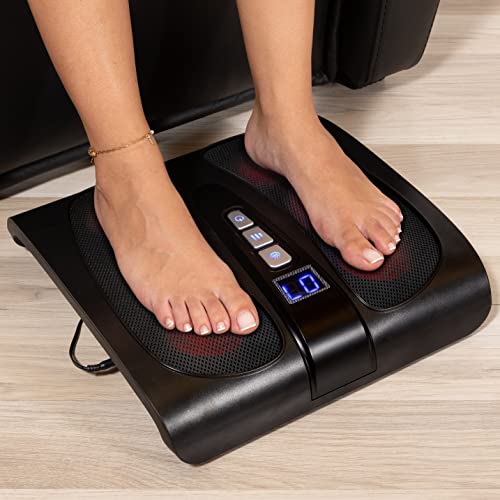 GLOBAL RELAX | VITALZEN® MINI | Electric Foot Massager | 360º Multifunctional Massage with Pressure Massage and Compression | Simple Control | White