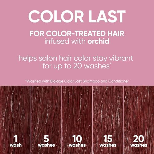 Biolage Color Last Conditioner | Color Safe Conditioner | Helps Maintain Depth & Shine | For Color-Treated Hair | Paraben & Silicone-Free | Vegan | Cruelty Free