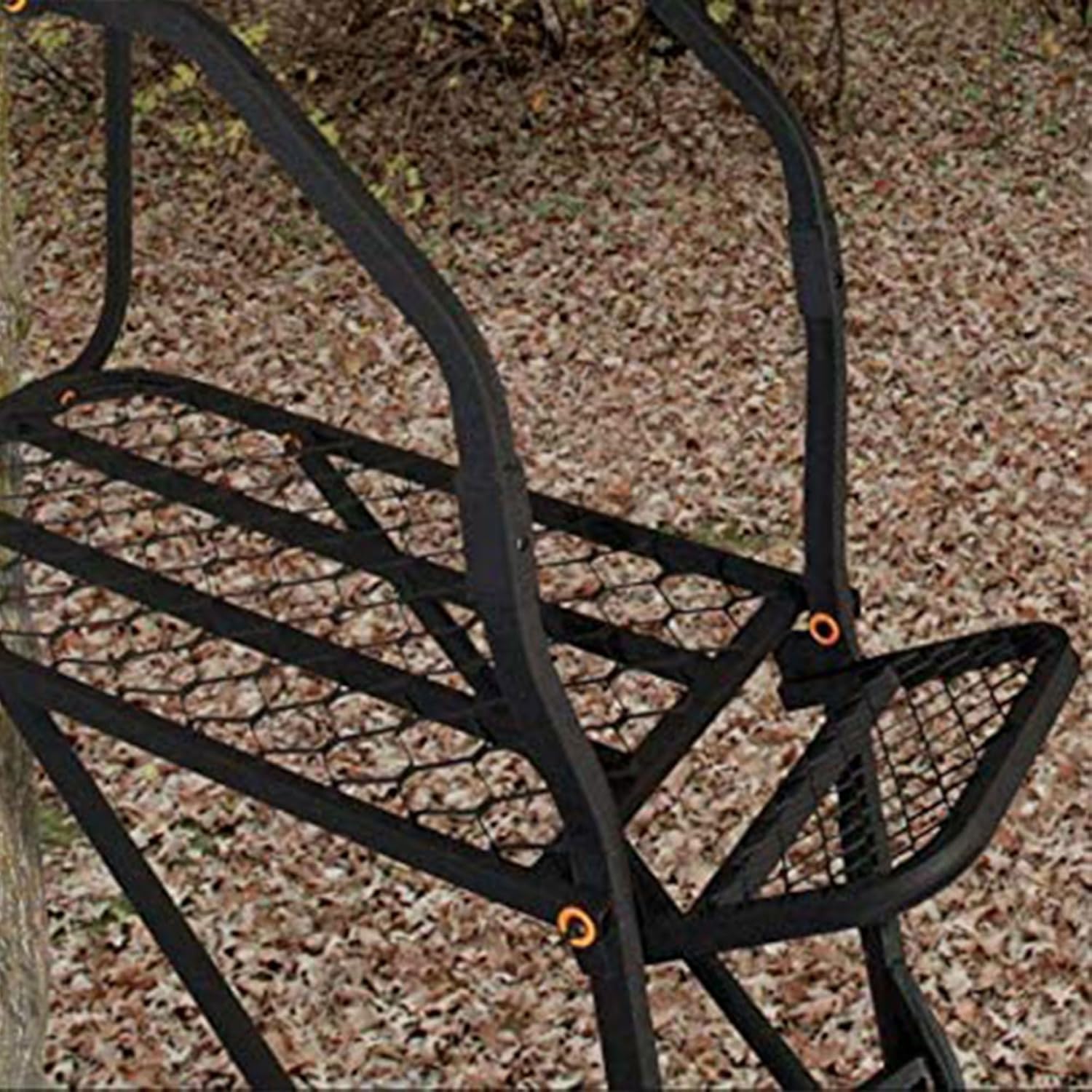 Muddy The Skybox Deluxe 20-Foot Tall 1 Person Hunting Deer Ladder Tree Stand with Flip-Up Adjustable Shooting Rail and Flex-Tek Seat, Black (2 Pack)