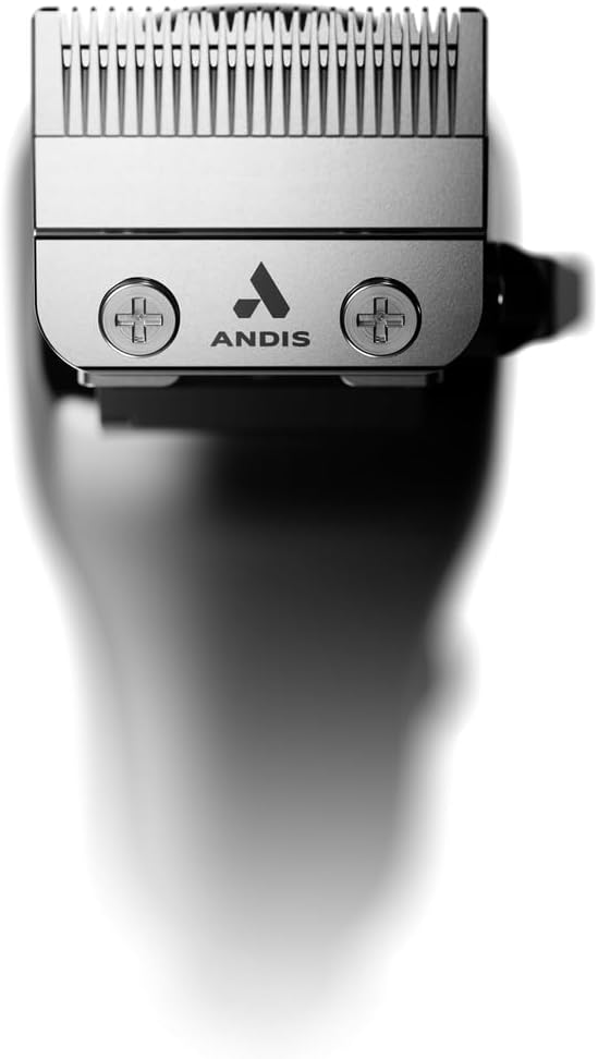 Andis 19150 Clipper All-in-one 13 pc Kit Adjustable Blade for Kids & Adults - Powerful Magnetic Motor with Corded Electric, Effortless Hair Cutting for All Types – Gray