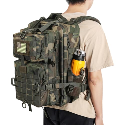 MOLLE Assault Pack, Tactical Backpack Military Army Camping Rucksack, 3-Day Pack