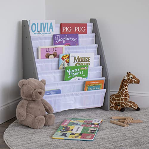 Humble Crew Kids Wood Table and 4 Chair Set, Grey