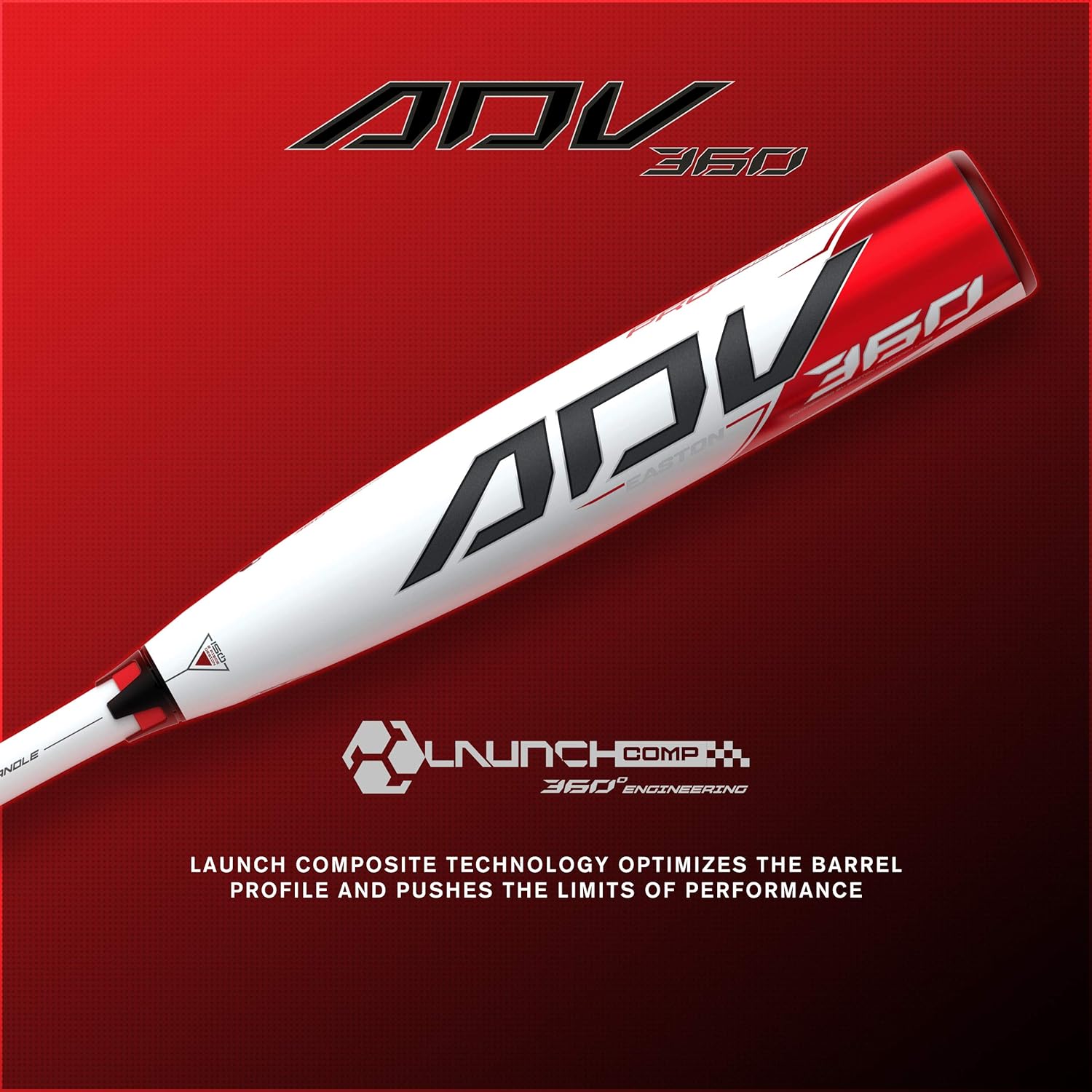 EASTON ADV 360 -10 USSSA Baseball Bat, 2 3/4 Barrel, 31/21, SL20ADV10