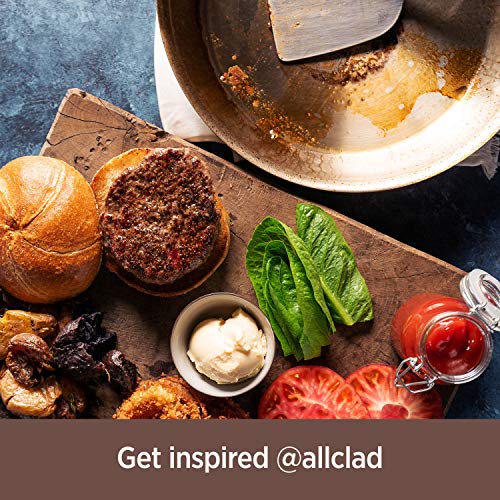 All-Clad Copper Core 5-Ply Stainless Steel Sauce Pan 3 Quart Induction Oven Broiler Safe 600F Pots and Pans, Cookware Silver