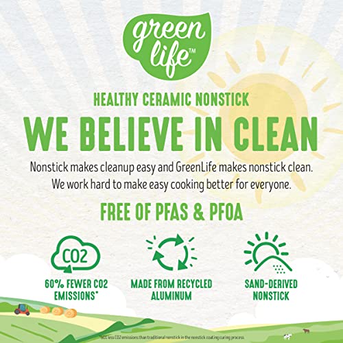 GreenLife Soft Grip Healthy Ceramic Nonstick, 8