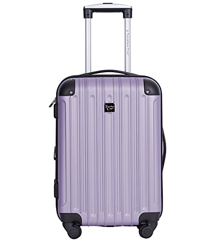 Travelers Club Midtown Hardside Luggage Travel, Bubble Gum, 4-Piece Set
