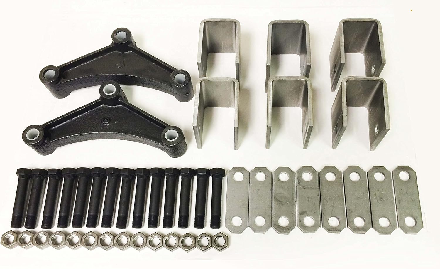 LIBRA 6000lbs Tandem Trailer Axle Suspension Kit 3000# Springs U-bolt Hanger Kit
