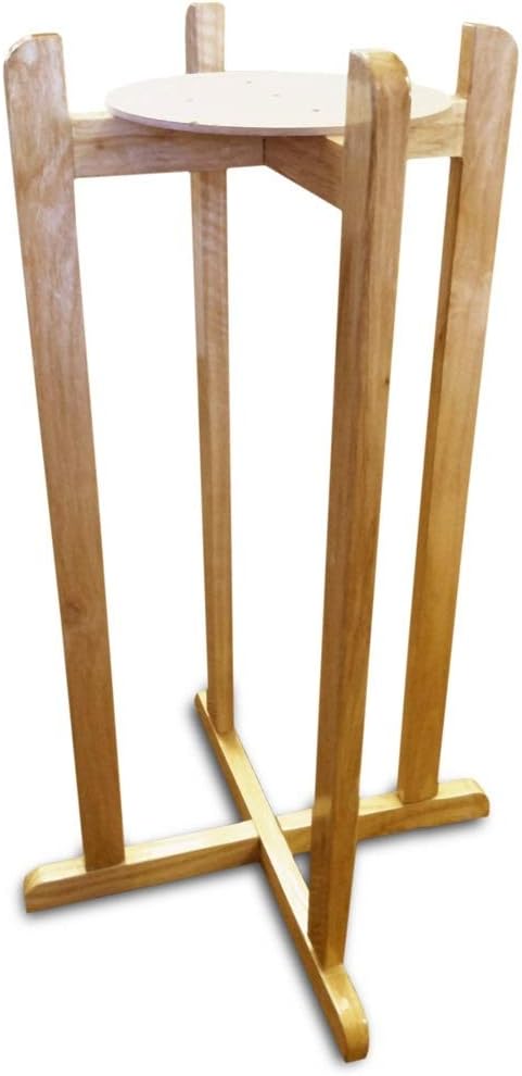 Floor Wood Stand Natural Varnish, 27