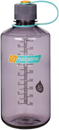 Nalgene Tritan Narrow Mouth BPA-Free Water Bottle, Aubergine, 32 oz