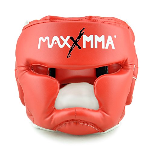 MaxxMMA Full Coverage Headgear Boxing MMA Training Kickboxing Sparring Karate Taekwondo