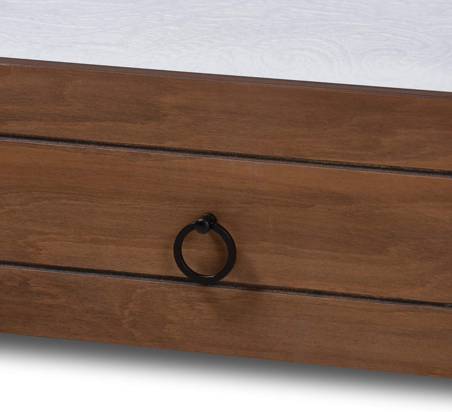 Baxton Studio Trundles, Twin, Walnut/Black