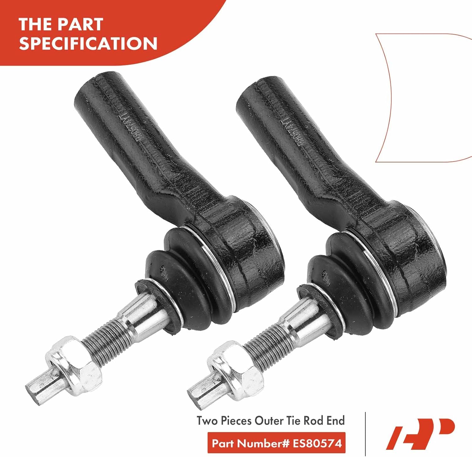 A-Premium Set of 10, Front Upper Control Arm, Sway Bar Link, Lower Ball Joint, Inner Outer Tie Rod End, Compatible with Dodge Ram 1500 2006 2007 2008, 4WD Only