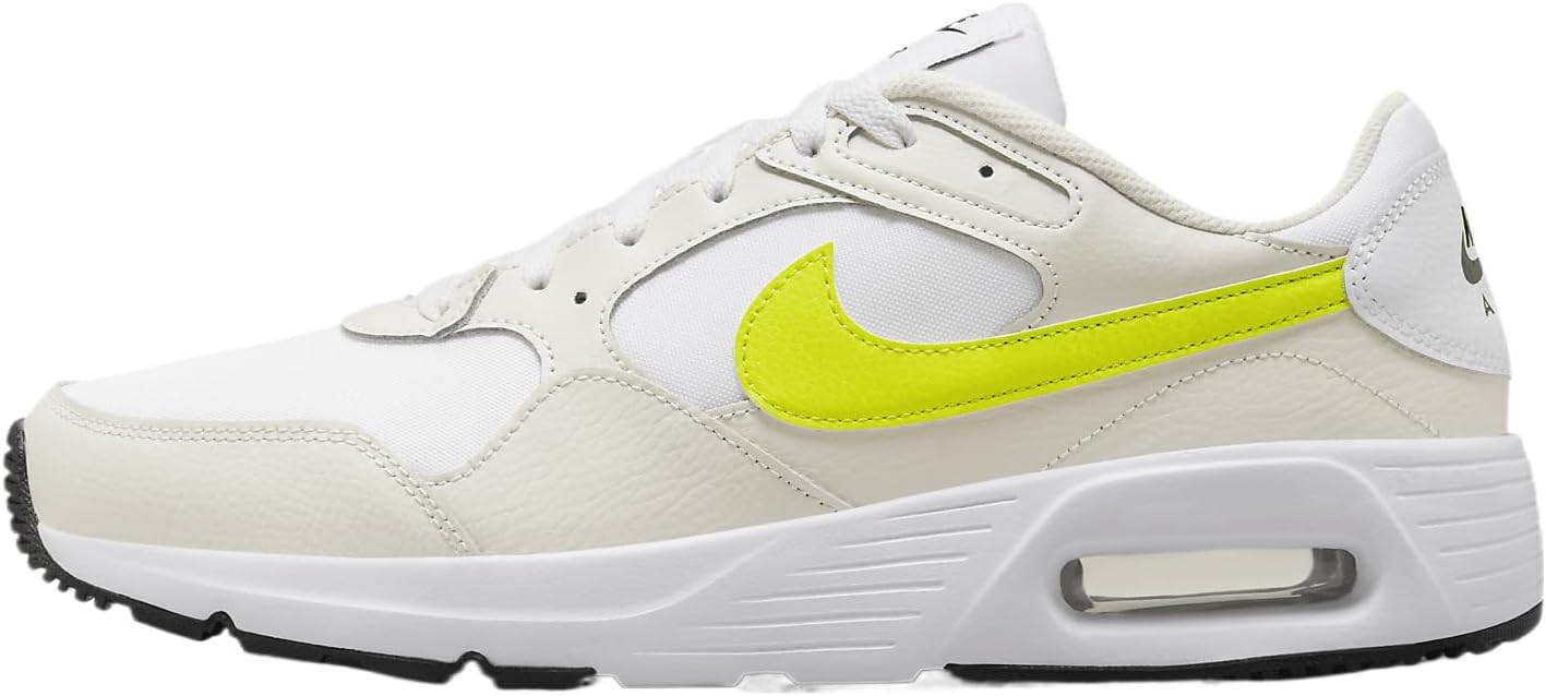 Nike Air Max SC Men's Shoes (CW4555-114, White/Phantom/Black/Cyber) Size 10