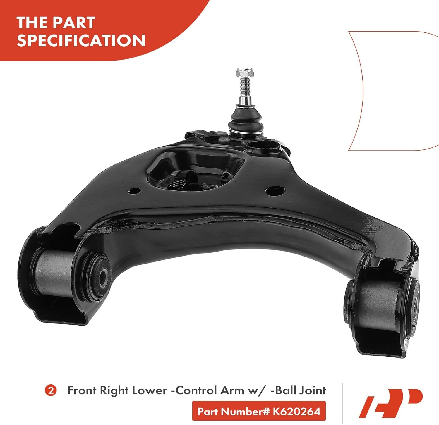 A-Premium 8Pcs Front Suspension Kit, Lower Control Arm Upper Ball Joint Outer Tie Rod End Sway Bar Link, Compatible with Chevy Silverado 1500 (Classic) & GMC Sierra 1500 (Classic), RWD Only