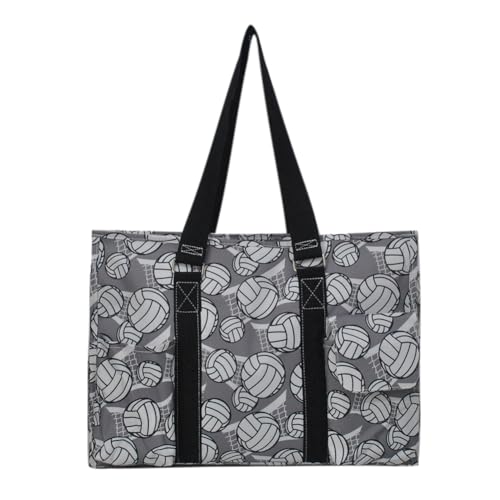 NGIL Zip-Top Tote Bag with Exterior Pockets for Working Women, Teachers, Nurses, and Moms, Design in USA