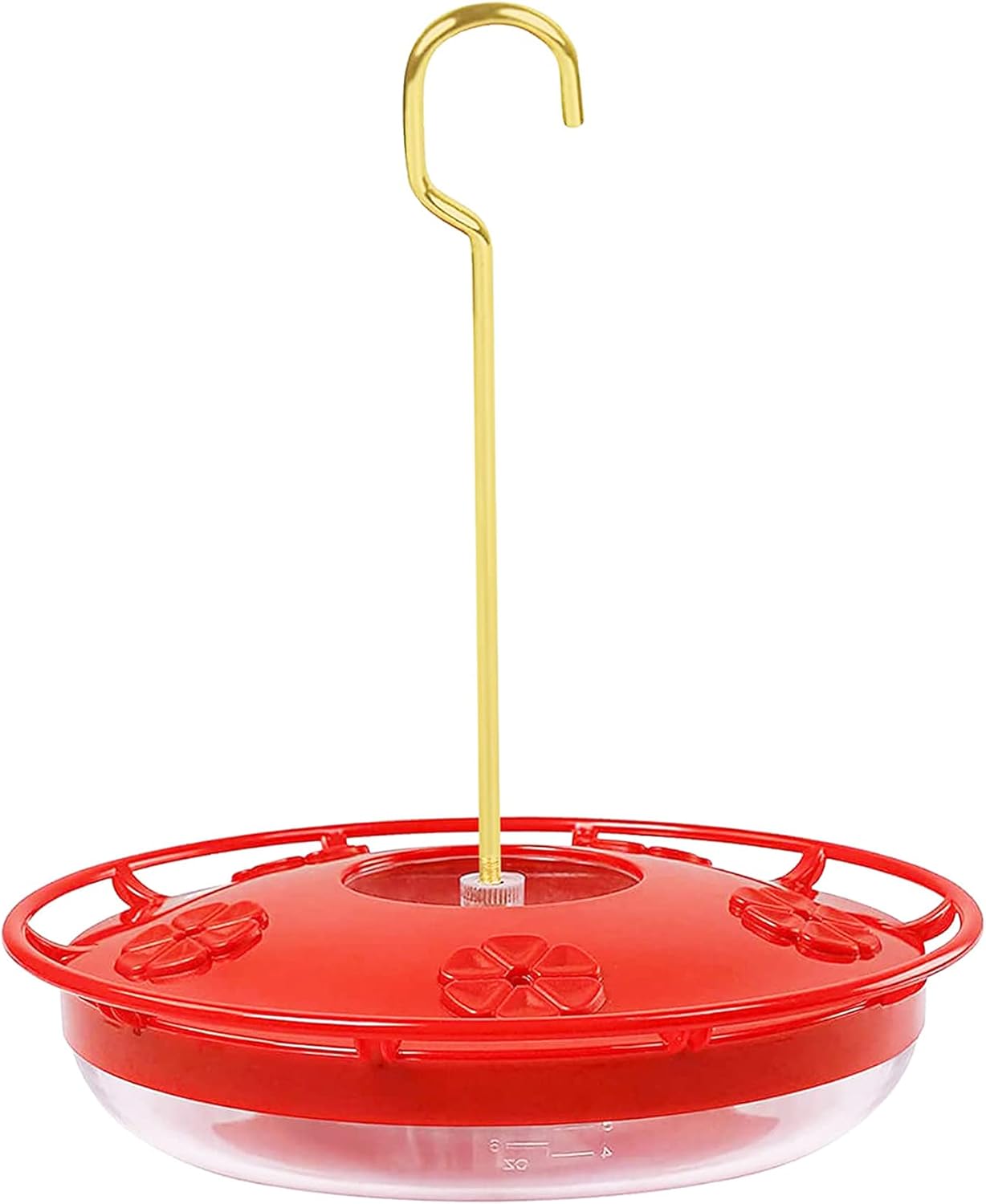 HighView 14 Oz Hummingbird Feeder Hanging Outdoor Nectar Feeding Station with 5 Ports and Perch