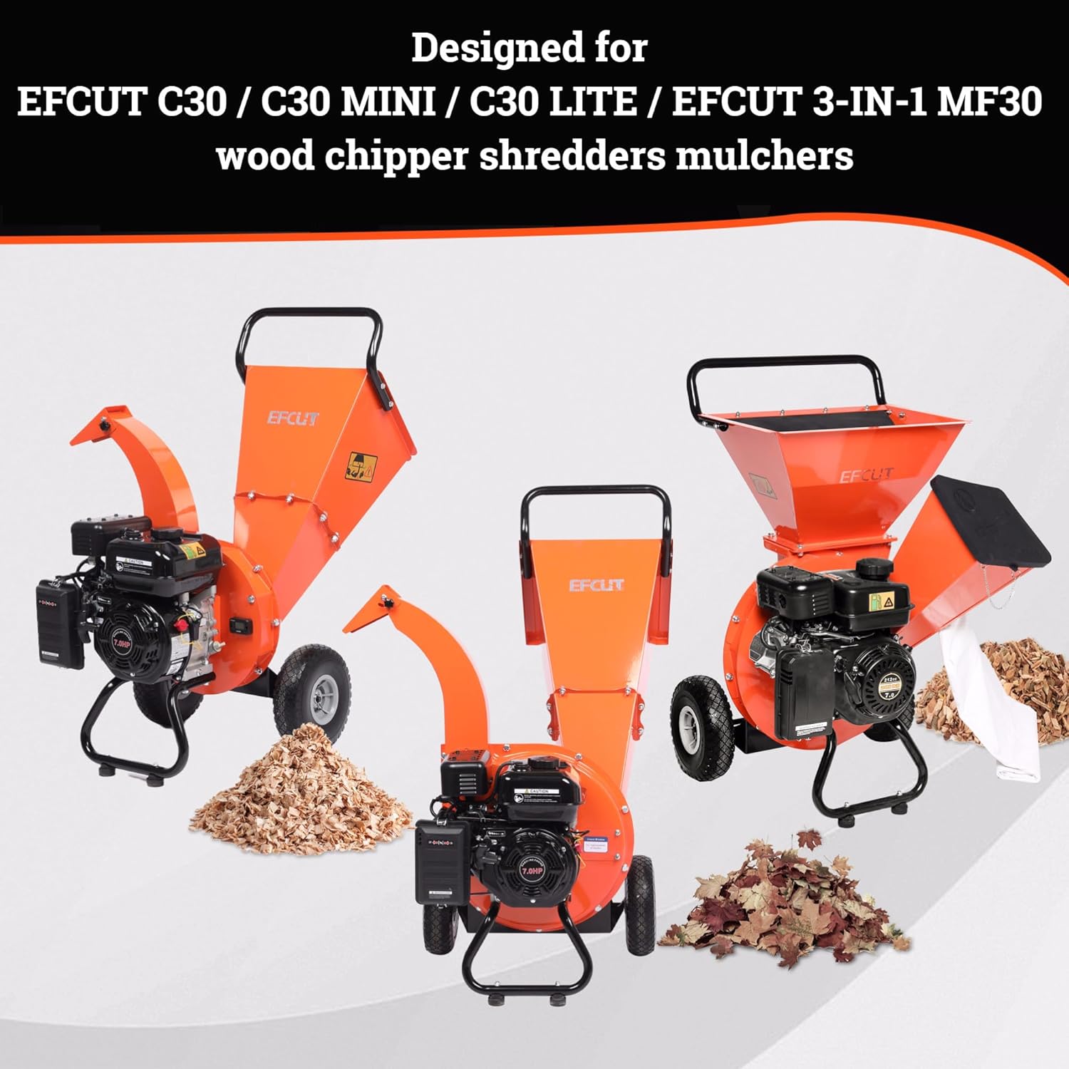C30 LITE Wood Chipper Shredder Mulcher High Speed Steel Blades(Pack of 4)