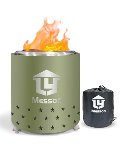 7.8 x 5.5 in Tabletop Fire Pit, Stainless Steel Mini Low Smoke Bonfire Stove with Stand, Portable Fire Pit Stove for Indoor Outdoor Camping, Safe Fueled by Pellets or Wood, with Travel Bag