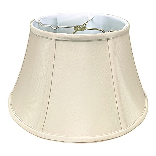Royal Designs Shallow Drum Bell Billiotte Lamp Shade, Eggshell, 13 x 19 x 11.26 (BS-711-19EG)