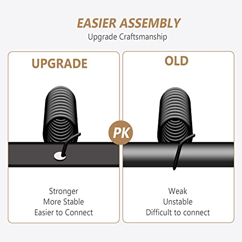 Massage Salon Tattoo Chair Esthetician Bed with Hydraulic Stool,Multi-Purpose 3-Section Facial Bed Table, Adjustable Beauty Barber Spa Beauty Equipment, Black