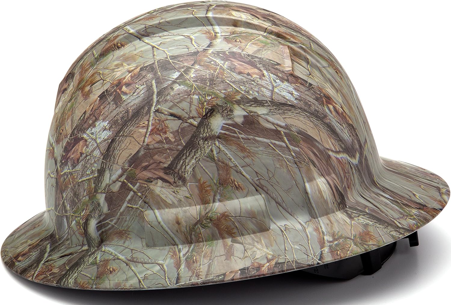 Pyramex Ridgeline Full Brim Hard Hat 4 Point Ratchet Matte Realtree AP Pattern