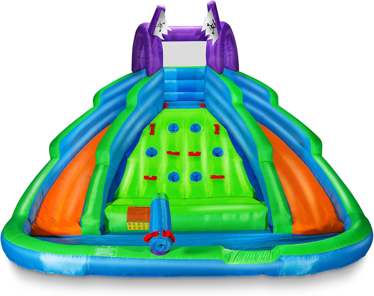 Cloud 9 Bounce House for Kids with Climbing Wall, Water Slide, and Pool - Includes Blower