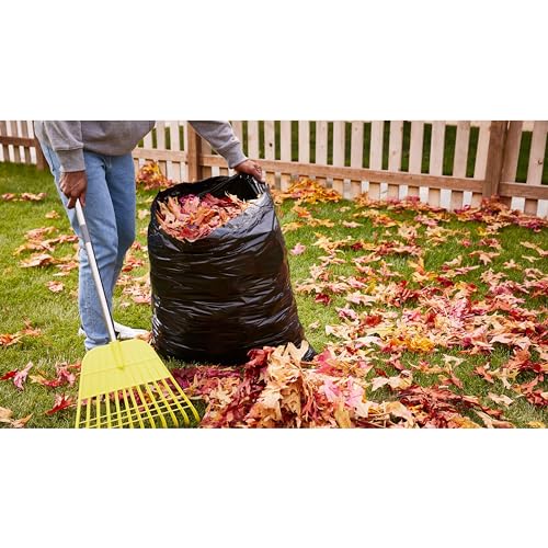 Glad Extra Large Drawstring Lawn and Leaf Bags, 39 Gallon, 30 Count