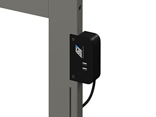 AFI Madison Twin Extra Long Traditional Bed with Matching Footboard and Turbo Charger in White