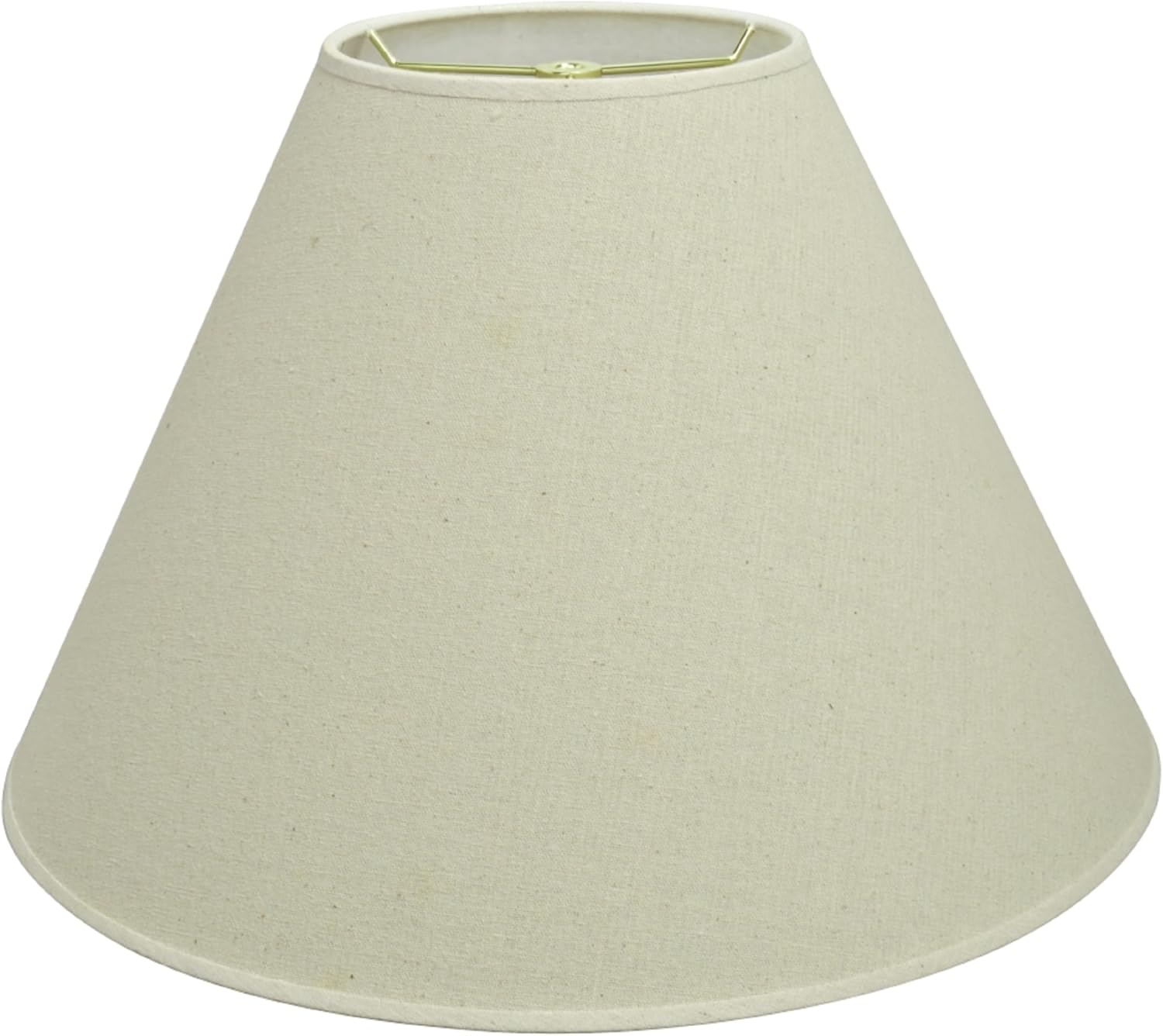 Aspen Creative 32023A Transitional Hardback Empire Shaped Spider Construction Lamp Shade in Beige, 18