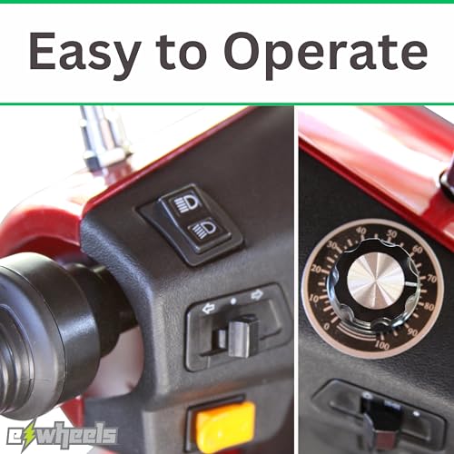 Ewheels EW-14,Fully Assembled, Long Range 40 Mile, Recreational Adult Mobility Scooter, (Blue)…