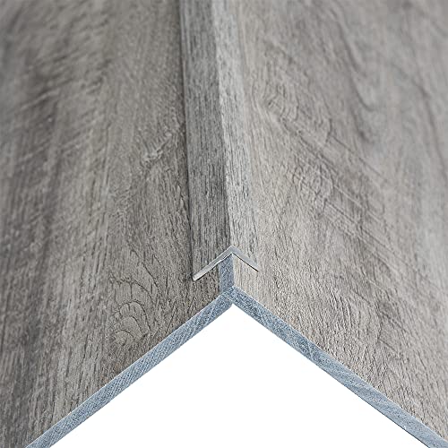 Palisade 94 in. L-Trim in Carrara Marble (6 in. Sample)