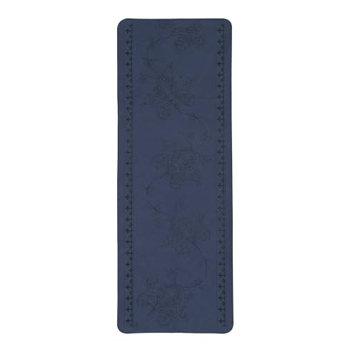 Non-Slip Yoga Mat Towel – Perfect for Hot Yoga, Pilates – Quick Drying, Reversible Use, Ultra-Absorbent, 72 Inches, Purple