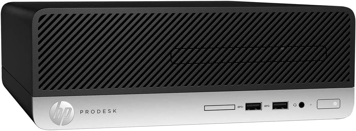 HP ProDesk 400 G6-SFF, Core i5-8400 2.8GHz, 16GB RAM, 256GB Solid State Drive, Windows 11 Pro 64Bit, (Renewed)