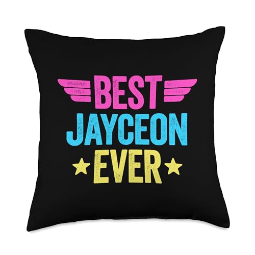 Best Jayceon Ever Throw Pillow, 16x16, Multicolor