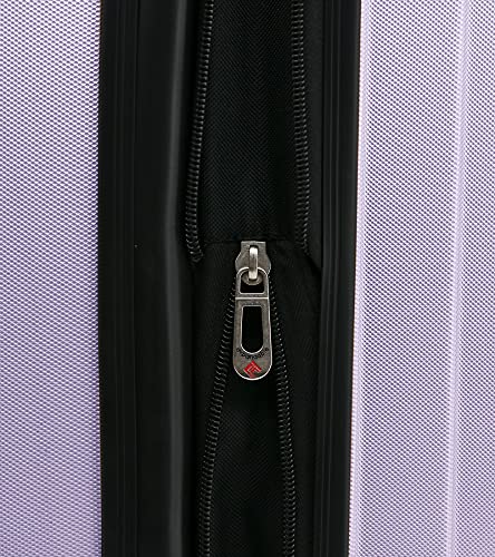 Travelers Club Midtown Hardside Luggage Travel, Bubble Gum, 4-Piece Set