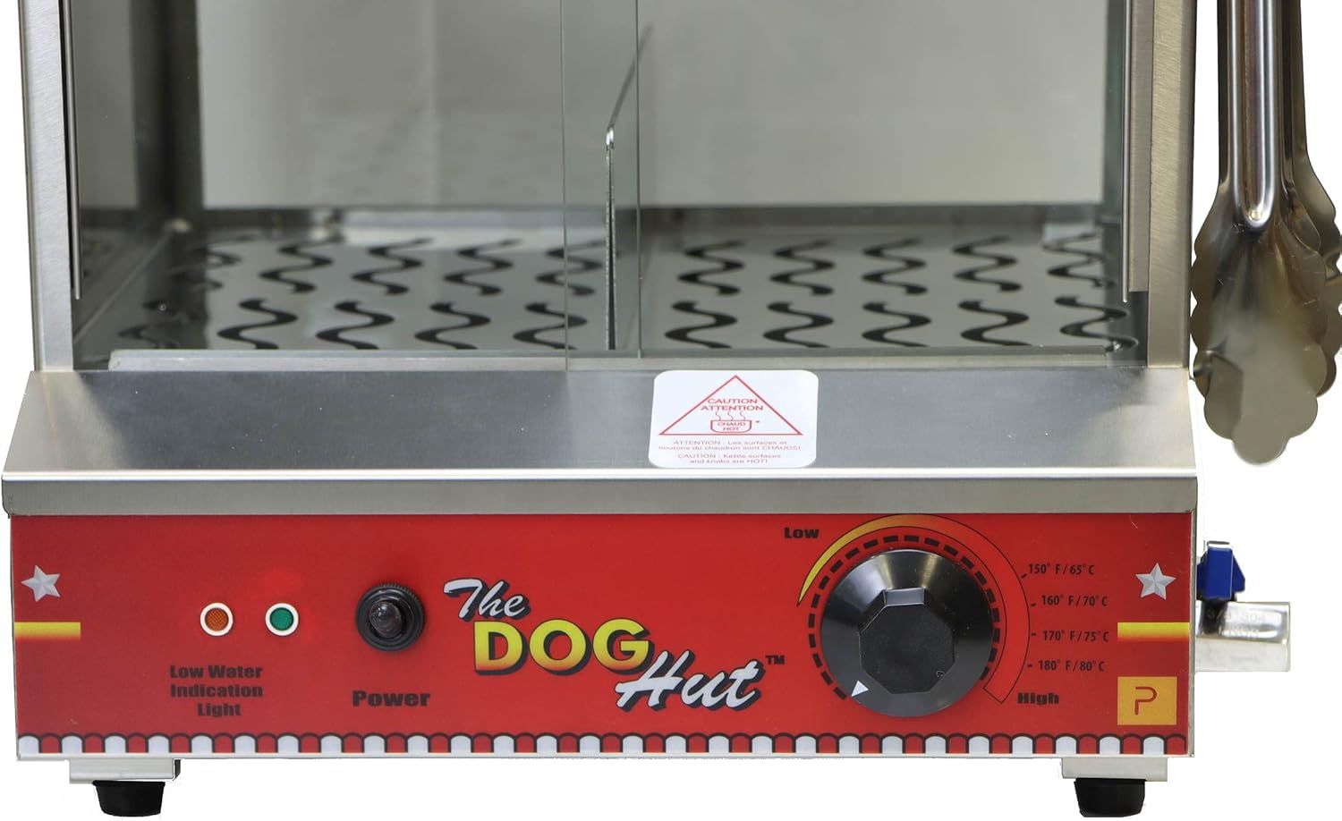 Paragon Dog Hut Hot Dog Steamer, Red, (8020)