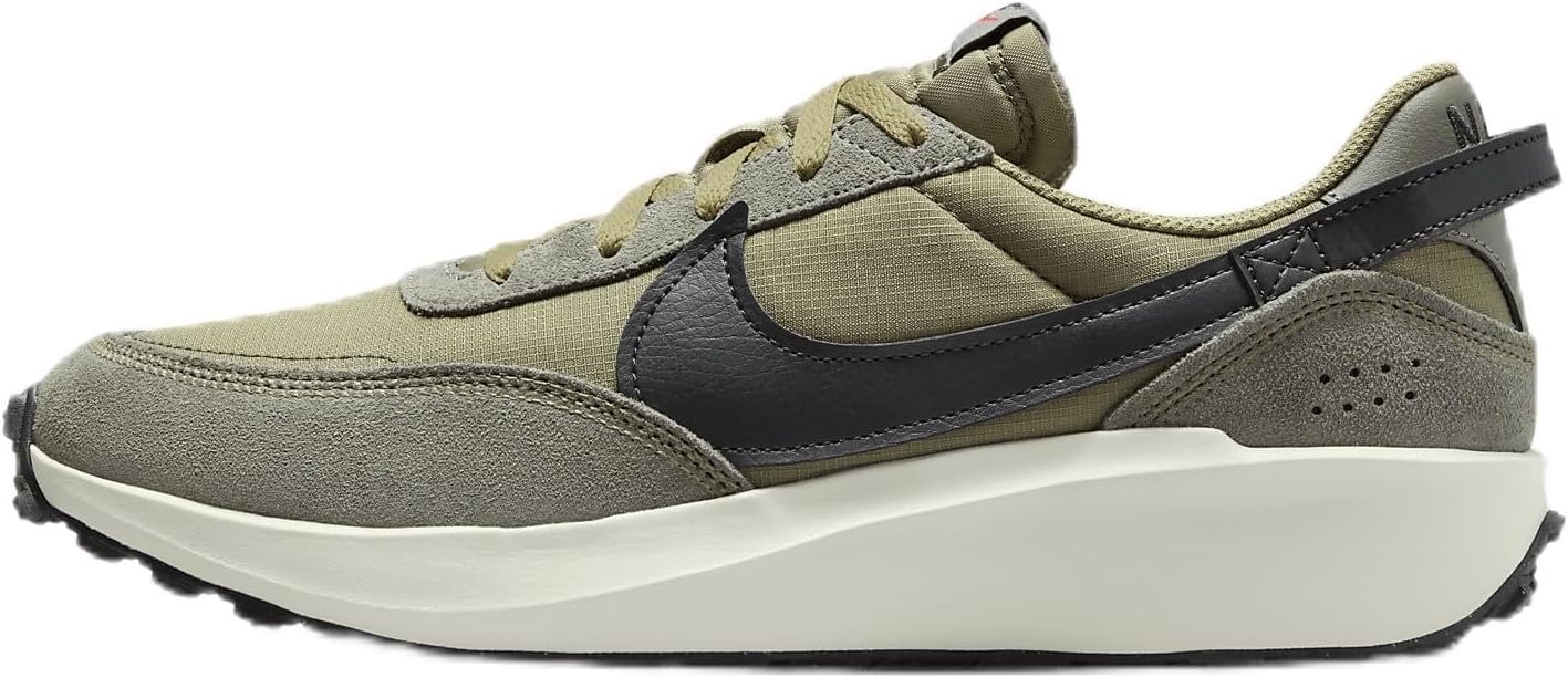 Nike Waffle Debut SE Men's Shoes (FJ4196-200, Neutral Olive/Dark Stucco/Sea Glass) Size 8.5