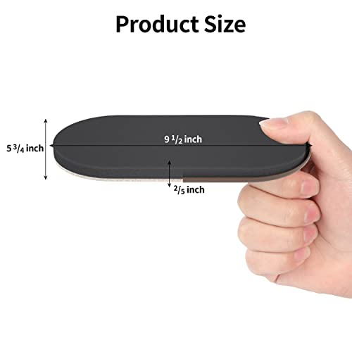 Yelanon Furniture Sliders - 8 pcs-9 1/2” Brown Furniture Sliders for Carpet, Furniture Pads Hardwoods Floors, Heavy Duty Movers Sliders, Reusable Furniture Moving Pads, Floor Protectors for Carpet