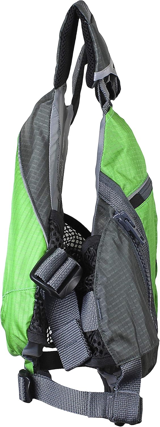 Stohlquist Edge Life Jacket, Lime Green/Gray, Large/X-Large