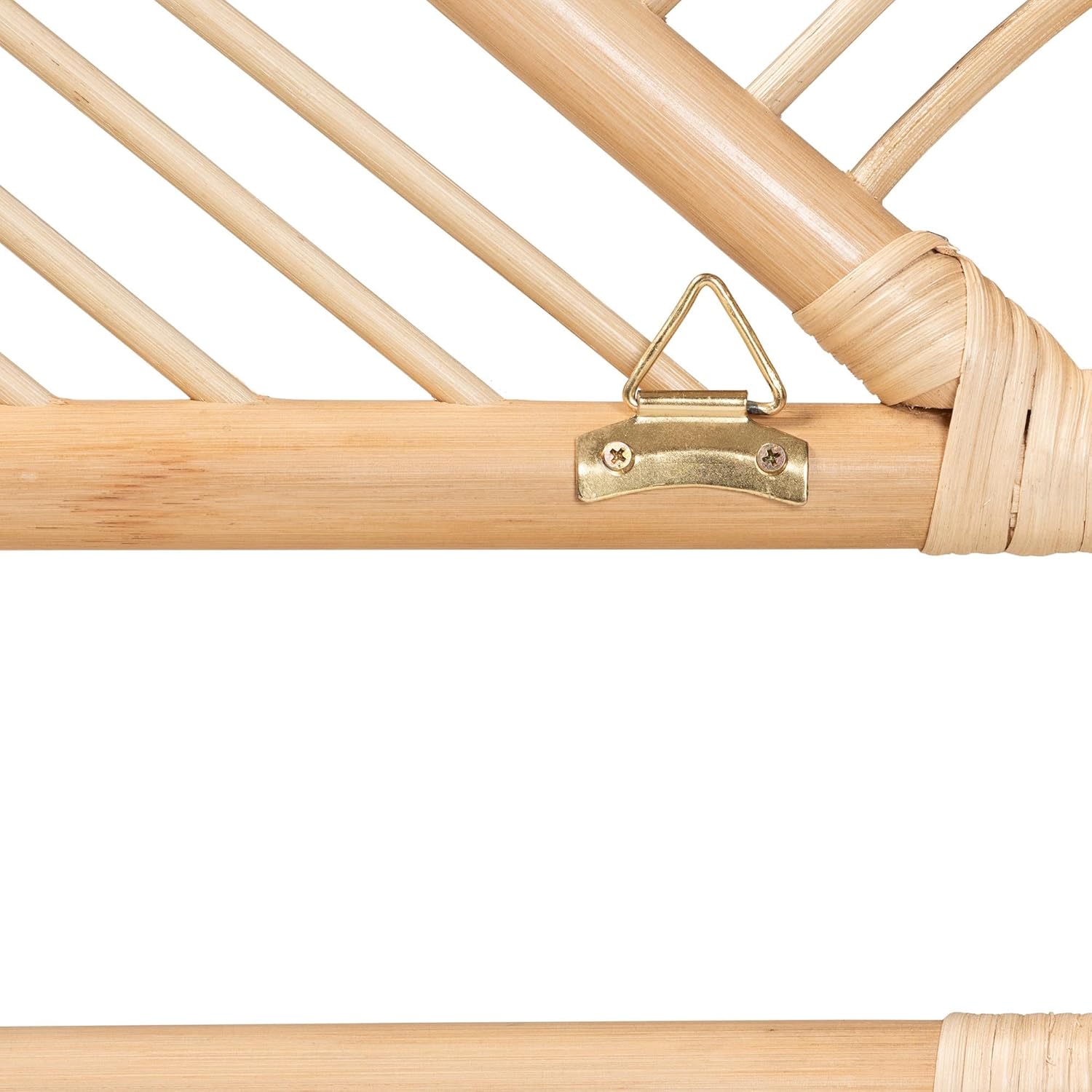 Baxton Studio Walid Natural Rattan Headboard, Queen