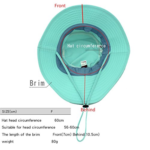 LLmoway Women Lightweight Safari Sun Hat Quick Dry Fishing Hat with Strap Cool